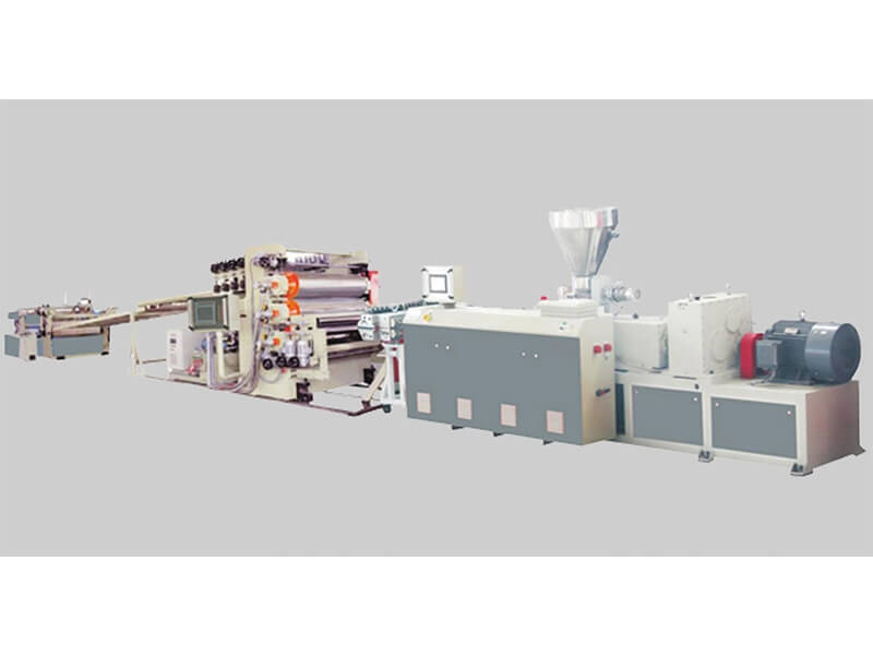 Features of pvc artificial marble slab production line